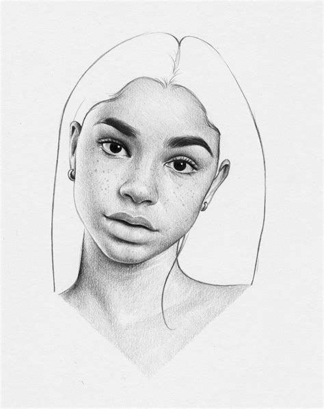 20 Breathtakingly Realistic Sketches Of Black Women And Girls Realistic Sketch Drawings Of