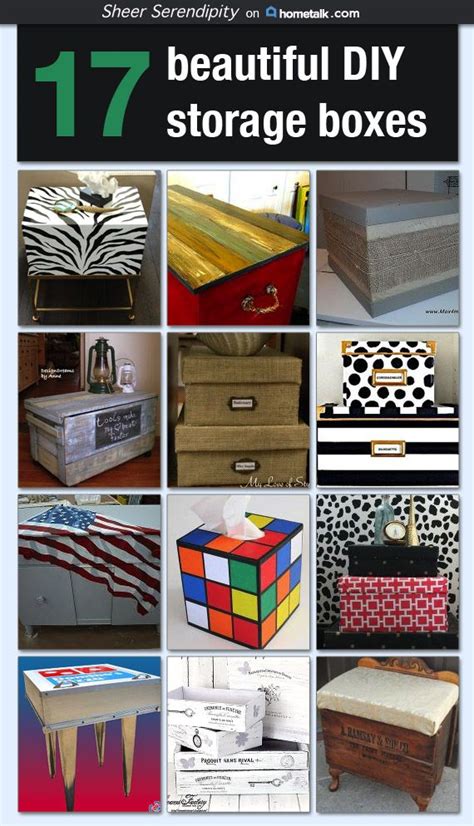 17 Beautiful Diy Storage Boxes Diy Storage Boxes Diy Furniture