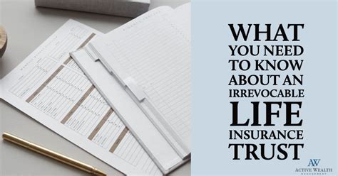 Here's why you should check if your insurance is active. What You Need to Know About an Irrevocable Life Insurance ...