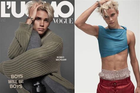 Last modified august 12, 2020. Romeo Beckham Channels VB In Debut L'Uomo Vogue Cover ...