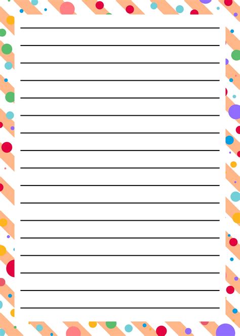 8 Best Images Of Printable Christmas Lined Paper With Borders