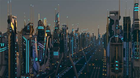 Mega Sci Fi City Package In Props Ue Marketplace