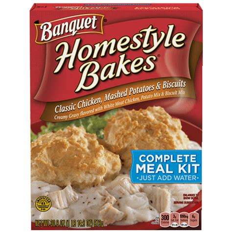 More varieties banquet chicken breast nuggets banquet breaded chicken breast patties with rib meat banquet chicken breast strips banquet chicken breast tenders. Banquet Chicken, Mashed Potatoes & Biscuits Reviews 2020