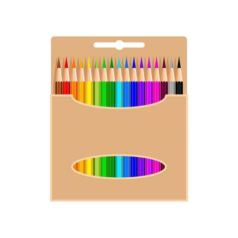 Box Crayons Clip Art Illustrations Royalty Free Vector Graphics And Clip