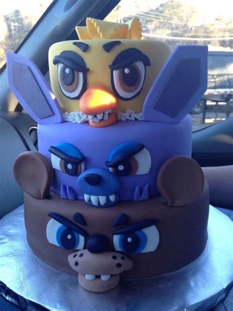 Five Nights At Freddys Cake Fnaf Cakes Birthdays Fnaf Cake Fnaf Crafts
