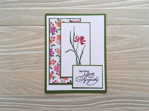 Single Card And Envelope Hand Stamped Sentiment Inside Size 5 12