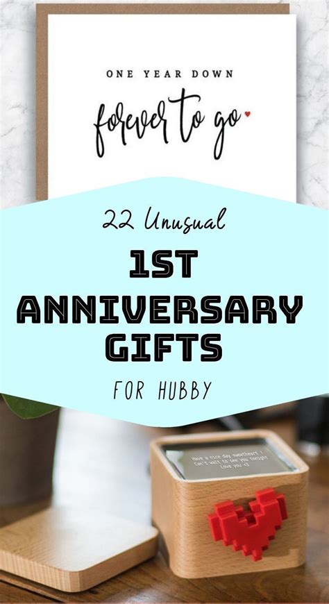 29th wedding anniversary gifts for him 29th wedding anniversary gifts for her 29th wedding anniversary gifts for him, her… and parents. 22 Unusual 1st-Anniversary Gifts For Husband | Anniversary ...