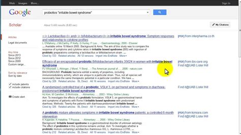 Search across a wide variety of disciplines and sources: Google Scholar: Basic Search - YouTube