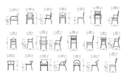 Chair Cad Blocks Furniture Drawing Free Download Dwg File Cadbull