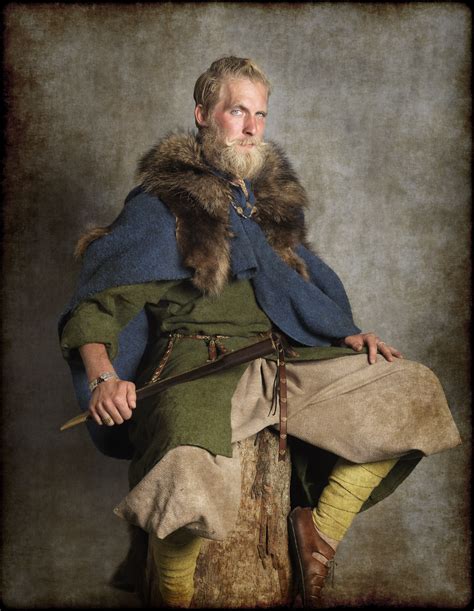 modern viking in traditional clothes real reenacted photo jim lyngvild viking garb viking
