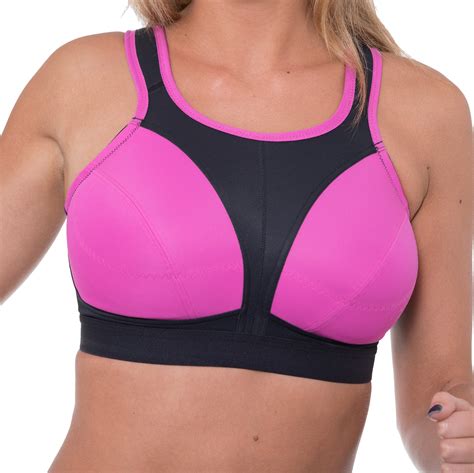 Browse through brands like nike and adidas in basic colours or prints for further style. Sports Bra For Women High Impact No Bounce Non Wi Large ...