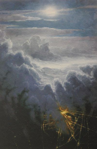 Cloud Break Oil Painting By Martin A Poole Of West End Gallery