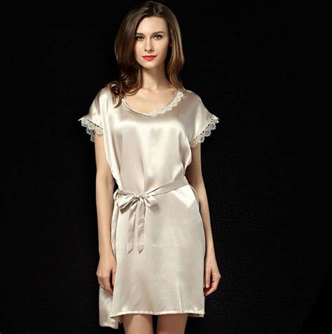 Aliexpress Com Buy Women Pure Silk Lingerie Sleepwear Pajamas