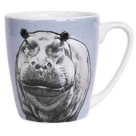 Queens Couture The Kingdom Hippo Fine China 300ml Acorn Mug