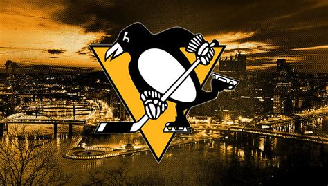 Pittsburgh Penguins Nhl Hockey Skyline Digital Art By Sportshype Art