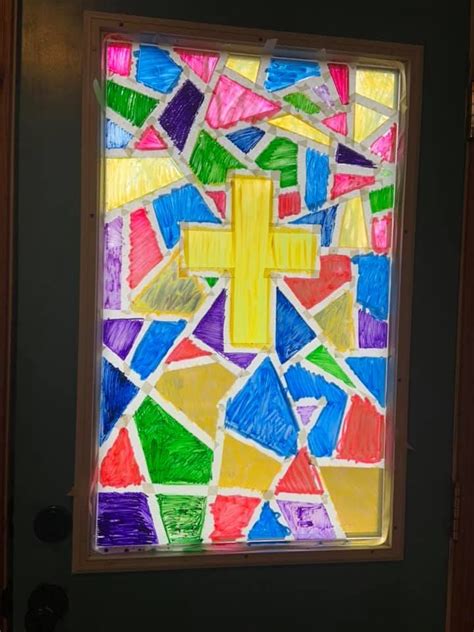 Stain Glass Finished Window Art Art For Kids Stained Glass