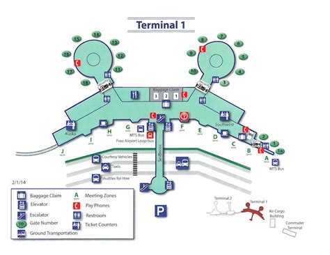 Terminal Maps Travelers Aid