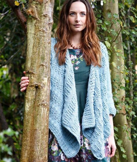Our directory links to free crochet patterns only. Waterfall Cardigan Knitting Pattern | AllFreeKnitting.com