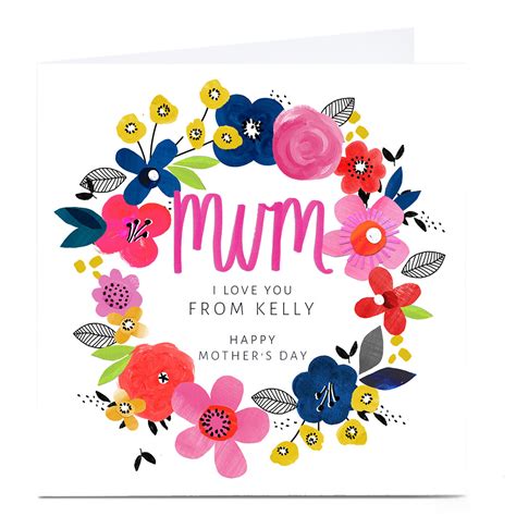 buy personalised kerry spurling mother s day card mum for gbp 3 29 card factory uk