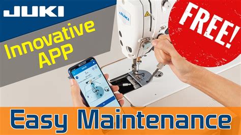 Juki Official Application For Sewing Machine Maintenance Youtube