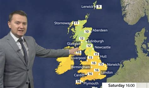 bbc weather latest forecast shows temperatures well above october average across uk weather