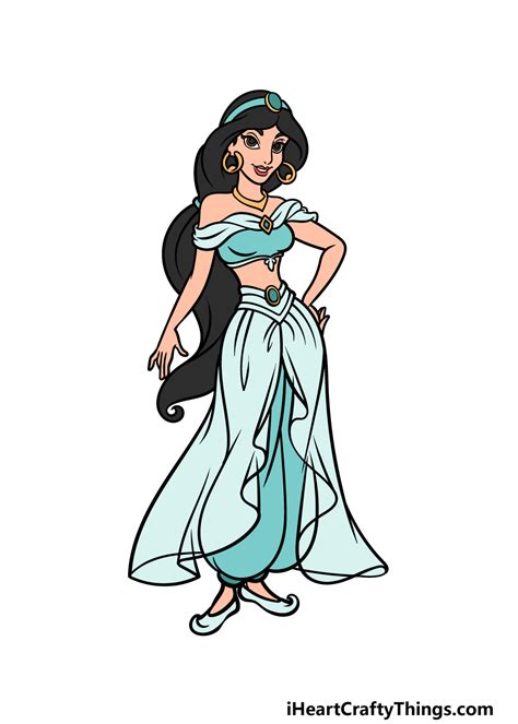 Drawing Princess Jasmine