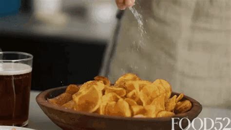 Salt Potato Chips GIF Salt Potato Chips Homemade Potato Chips GIF খজ দখন ও শযর করন