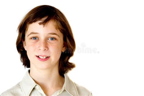 Portrait Teenager Boy Stock Photo Image Of Copy Space 17125322