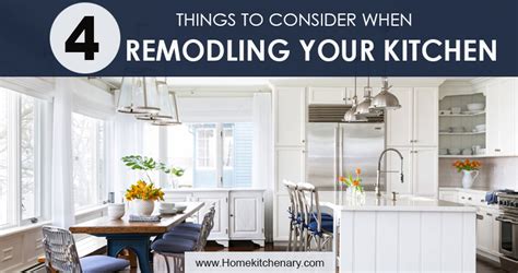 4 Things To Consider When Remodelling Your Kitchen