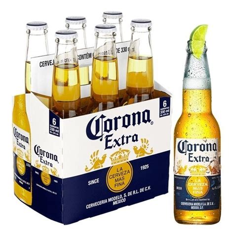 Cerveja Corona Extra Long Neck 330ml Pack 6 Unidades Mercadolivre