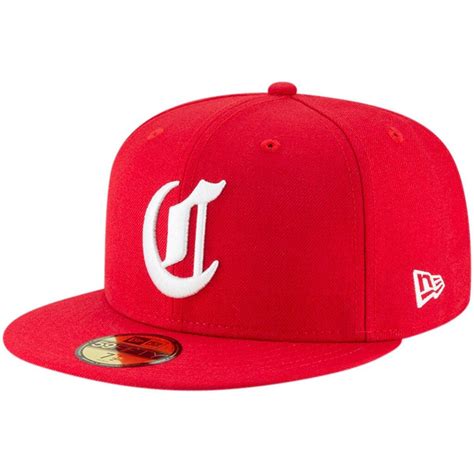 Mens New Era Red Cincinnati Reds Cooperstown Collection Wool 59fifty