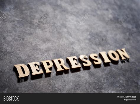 Depression Word On Image And Photo Free Trial Bigstock