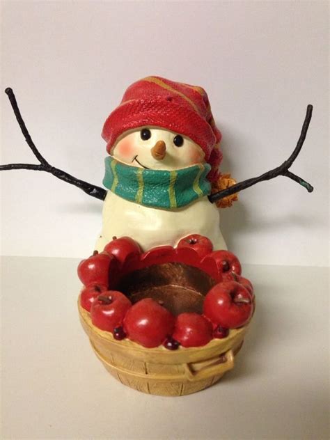 Hallmark Snowmen Of Mitford By Jan Karon Tealight Holders Christmas