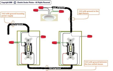 Wiring Two Way Switch How A 2 Way Switch Wiring Works Two Wire And