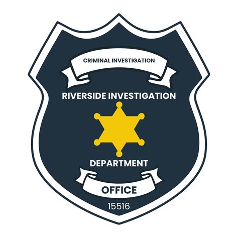 Detective Badge In Illustrator Svg  Eps Png Download