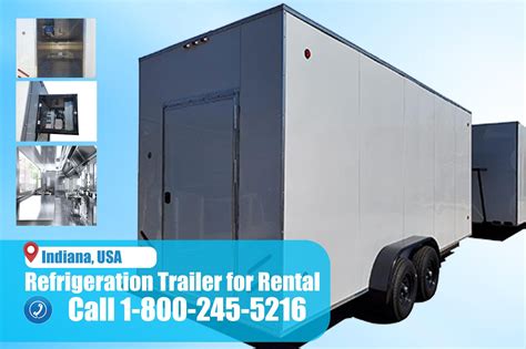 Emergency Refrigeration Trailer For Rental In Indiana Ice Fox Equipment