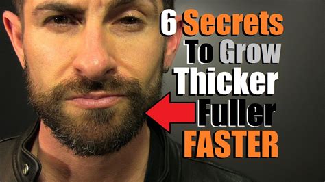 6 Secret Tricks To Grow Your Facial Hair Thicker Fuller Faster