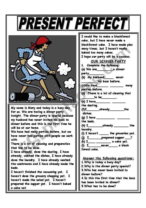 Present Perfect With Never Ever Already And Yet Esl Worksheet By