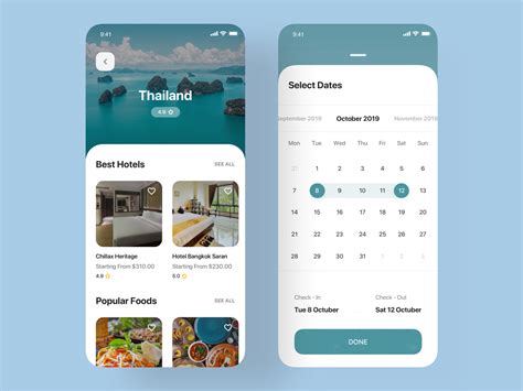 Travel App Ui Kit By Majedul Islam Khan For Brightscout On Dribbble