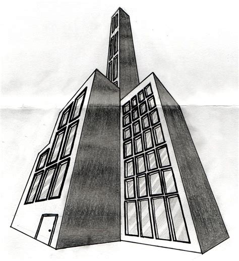 Cool How To Draw Buildings In 3 Point Perspective References