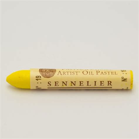 Sennelier Oil Pastel No 19 Lemon Yellow Endeavours Thinkplay