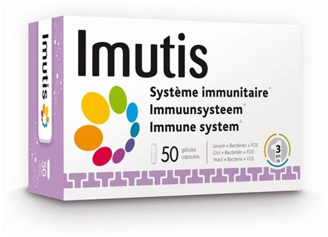 Imutis 50 Capsules Natuurlijk Afweersysteem Immuniteit