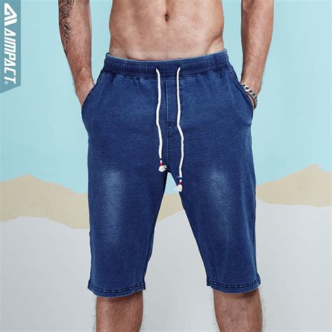 Aimpact Cotton Shorts Men Fashion Leisure Casual Denim Shorts For Men Summer Spring 2018 Male
