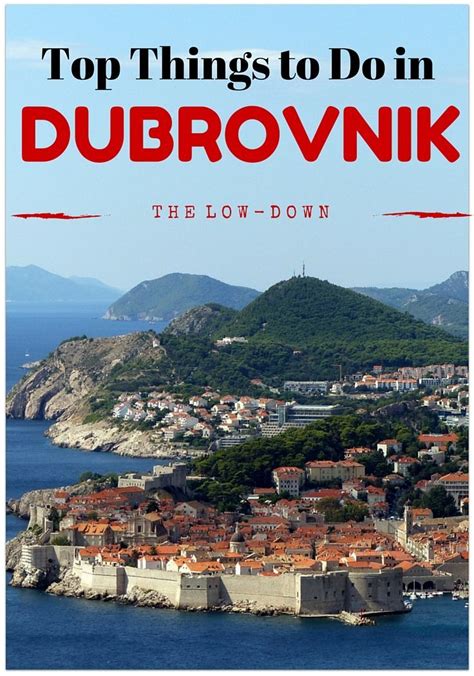 Top 11 Things To Do In Dubrovnik Bucket List Pinterest