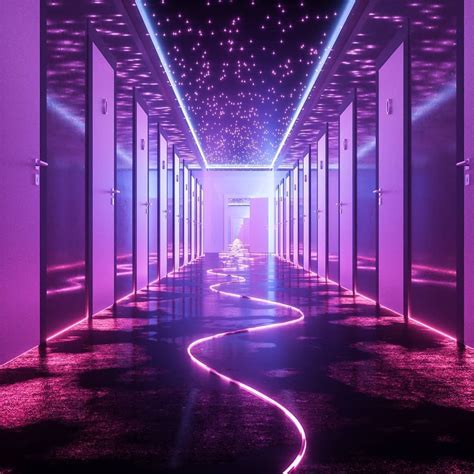 Synthwave 1989 On Instagram Vapor Hall Art By Ypdesign Lighting