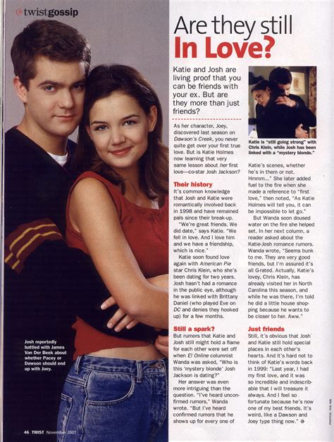 Joshua jackson, alias pacey witter. 12 Celeb Couples Who Broke Up But Still Had To Work ...