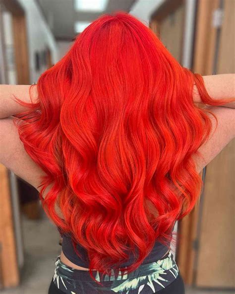 Bright Red Hair Color Dye