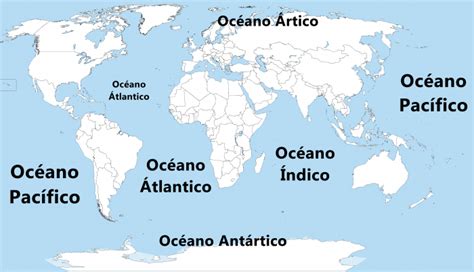 Oceanos Del Mundo Mapa