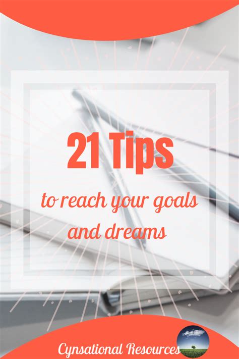 20 Goal Setting Strategies For Success Infographic Cynsational