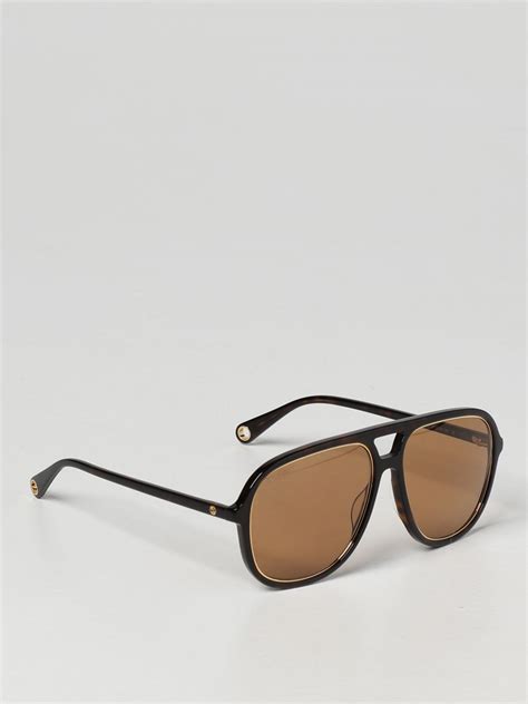 gucci gafas de sol para hombre marrón gafas de sol gucci gg1077s en línea en giglio